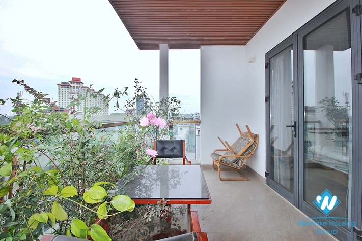 Bright and spacious one bedroom apartment for rent in Tay Ho, Hanoi
